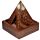 Sheesham Wood Pyramid Incense Cone Burner Box with Buddha & Fretwork