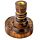 Carved Mango Wood Backflow Incense Burner - Flower Garden Buddha