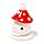 Ceramic Incense Cone Burner - Fairy Toadstool House