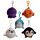 Plush Keyring - Adoramals Squeezies Sealife