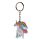 PVC Keyring - Unicorn Magic Pink