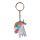 PVC Keyring - Unicorn Magic Pink