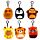 Squidglys Plush Keyring - Adoramals Zoo