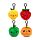Squidglys Plush Mini Keyring - Foodiemals Fruit