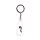 3D PVC Keyring - Spooky Ghost