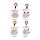 Squidglys Plush Mini Keyring - Adoracorns Astra the Unicorn