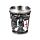 Decorative Shot Glass - Medieval Knight with White & Red Shield