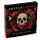 Set of 4 Cork Novelty Coasters - Skulls and Roses