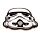 Set of 4 Cork Novelty Coasters - The Original Stormtrooper