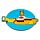 Set of 4 Cork Novelty Coasters - The Beatles Yellow Submarine