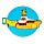 Set of 4 Cork Novelty Coasters - The Beatles Yellow Submarine