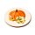 Set of 4 Cork Novelty Coasters - Autumn Harvest
