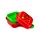 Bento Clip Lock Snack Lunch Box - Elidi the Strawberry Foodiemals