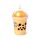 Lip Balm in Shaped Holder - Foodiemals Bubble Tea