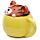 Peeping Lid Ceramic Lidded Animal Mug - Adoramals Tiger