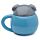 Peeping Lid Ceramic Lidded Animal Mug - Adoramals Elephant