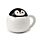 Peeping Lid Ceramic Lidded Animal Mug - Huddle Penguin