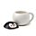 Peeping Lid Ceramic Lidded Animal Mug - Huddle Penguin