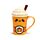 Ceramic Lidded Mug - Pumpkin Spiced Latte Foodiemals