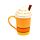 Ceramic Lidded Mug - Hazel the Pumpkin Spiced Latte Foodiemals