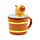 Ceramic Lidded Mug - Capybara