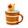 Ceramic Lidded Mug - Capybara