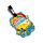 PVC Luggage Tag - Summer Vibes Volkswagen VW T1 Camper Bus