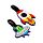 PVC Luggage Tag Set of 2 - Space Cadet