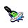 PVC Luggage Tag Set of 2 - Space Cadet