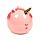 Ceramic Money Box - Enchanted Rainbows Unicorn Pink