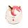 Ceramic Money Box - Enchanted Rainbows Unicorn White