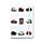 Recycled Paper A5 Lined Notebook - Fiat 500