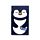 Flip Open Shaped Memo Pad - Adoramals Penguin