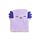 Plush A5 Notebook with Pouch & Mini Notebook - Adoramals Maddie the Axolotl