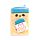 Plush A5 Notebook with Pouch & Mini Notebook - Foodiemas Bubble Tea