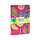 Recycled Paper A5 Lined Notebook with Elastic - Summer Fruits