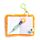 Plush A7 Notebook & Multi Colour Pen - Beans & Co Cat