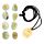 Gemstone Necklace Kit with Assorted Rune Stones