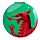 Compact Mirror - Welsh Dragon Wales (Cymru)