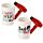 Shaped Handle Ceramic Mug - Hair Drier with Slogan