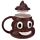 Shaped Ceramic Mug with Lid - Emotive Poop