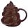 Shaped Ceramic Mug with Lid - Emotive Poop