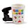 Shaped Handle Ceramic Mug - Game Over with Pixel Decal