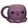 Ceramic Shaped Head Mug - Adoramals Octopus