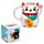 Novelty Shaped Ceramic Mug - White Maneki Neko Lucky Cat