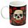 Porcelain Mug - Skulls & Roses