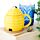 Shaped Ceramic Mug with Lid - Beehive