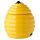Shaped Ceramic Mug with Lid - Beehive