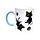 Porcelain Mug - Lucky the Black Cat