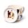 Porcelain Mug & Coaster Lid Set - Feline Fine Cats (New)